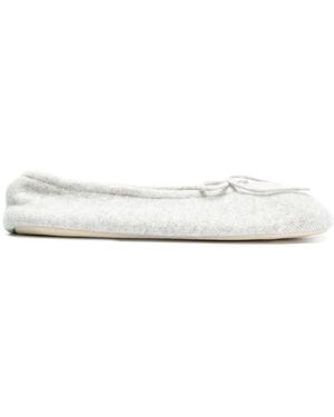 N.Peal Cashmere カシミアニット スリッポン - ホワイト
