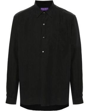 Ralph Lauren Pointed-Collar Shirt - Black