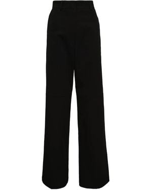 MSGM Logo-Detail Pants - Black