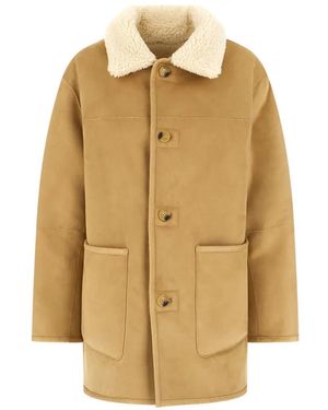 DUNST Faux-Shearling Reversible Coat - Metallic