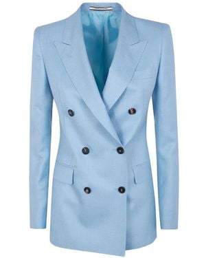Tagliatore Parigi Double-Breasted Blazer - Blue