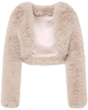 Unreal Fur Empress Jacket - Natural