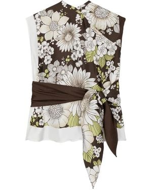 Tory Burch Zijden Top - Wit