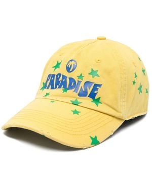 Palm Angels Paradise キャップ - イエロー