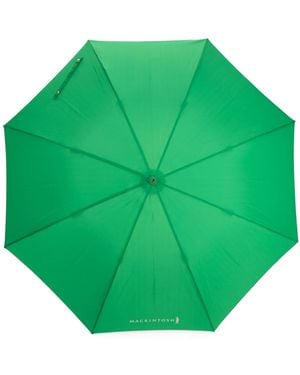Mackintosh Heriot Whangee-Handle Umbrella - Green