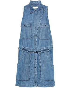 Isabel Marant Marant Étoile - Ines Denim Mini Dress - Women's - Cotton - Blue