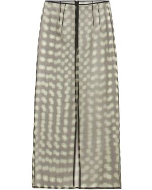 16Arlington Dia Midi Skirt - Grey