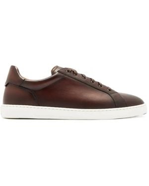 Magnanni Nitro Leather Trainers - Brown