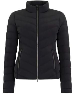 Moose Knuckles Elora Zip-Up Puffer Jacket - Black
