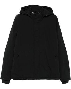 Geox Aurelio Zip-Up Hooded Jacket - Black