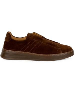 Henderson Suede Slip-On Sneakers - Brown