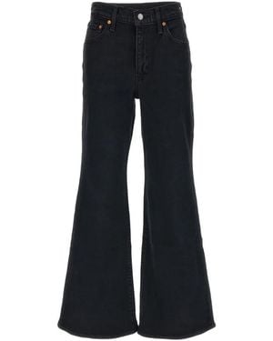 Levi's High-Waisted Flared Jeans - Blue