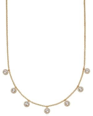 Kiki McDonough 18Kt Gelbgoldhalskette Mit Diamanten - Natur