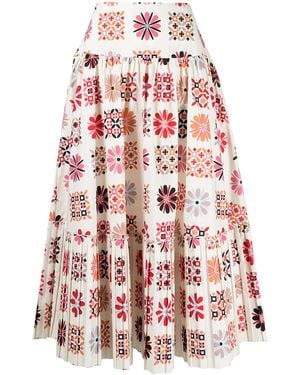 La DoubleJ Balletto Midi A-Line Skirt - Multicolour