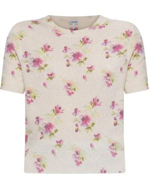 Loewe フローラル ショートスリーブ トップ - マルチカラー