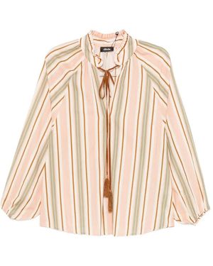 Dixie Striped Blouse - Natural