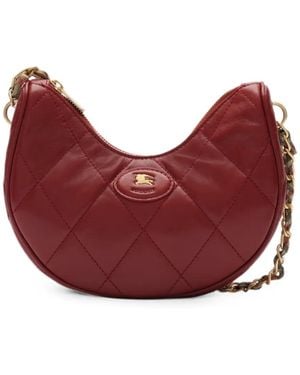 Burberry Horseshoe Chain Bag - Red