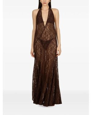 Paramidonna Jerry Maxi Dress - Brown
