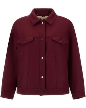 Herno Hemdjacke Aus Kavallerie-Twill - Rot
