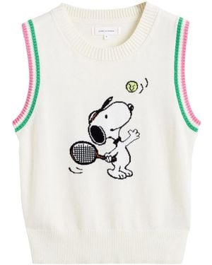 Chinti & Parker Peanuts Club Tank Top - Natural