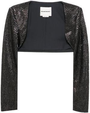 Roland Mouret Diamante ジャケット - ブラック