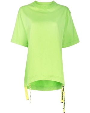 Khrisjoy Route Graphic-Print T-Shirt - Green