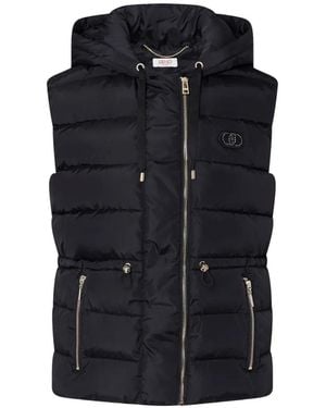 Liu Jo Short Padded Nylon Jacket - Black