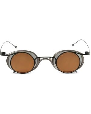 Rigards X Ziggy Chen Round-Frame Sunglasses - Brown