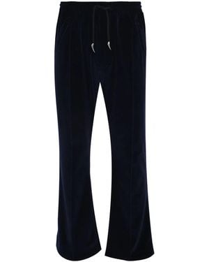 Roberto Cavalli Ciniglia Track Pants - Blue