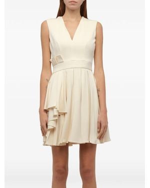 McQueen Vestido Corto Sin Mangas - Neutro