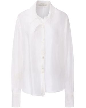 ili node Zephyr Pinstripe Shirt - White