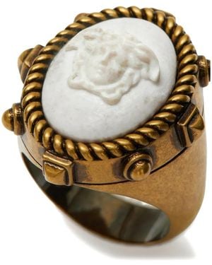 Versace Cameo Ring - Grey
