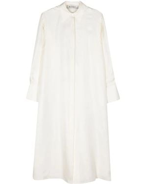 Rohe Open-Back Silk Midi Dress - White