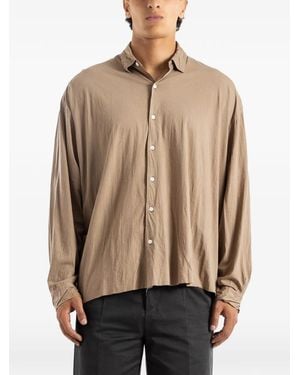 KANEMASA PHIL 46G Artisan Long-Sleeve Shirt - Natural