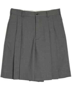 Comme des Garçons Wollen Shorts - Grijs