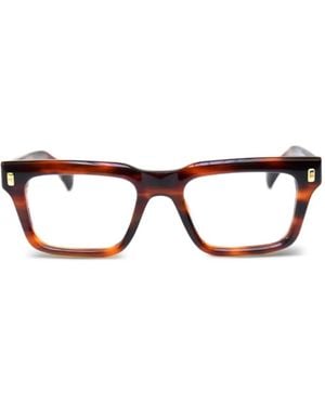 Kiurv Ferruccio Brille mit eckigem Gestell - Braun