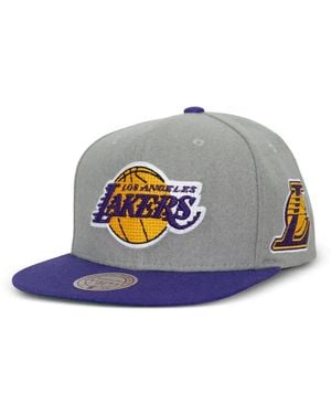 Mitchell & Ness Los Angeles Lakers Melt Stitch Baseballkappe - Blau