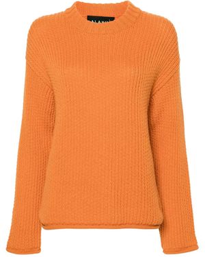 Alanui Maglione Finest A Coste - Arancione