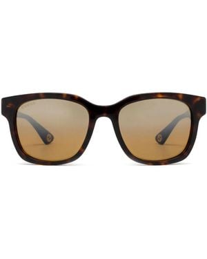 Gucci Logo-Print Sunglasses - Brown