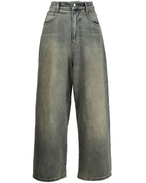 JNBY High-Waisted Cotton Jeans - Gray