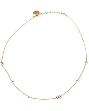 Miu Miu Metal Necklace - White