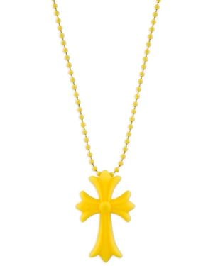 Chrome Hearts Halskette Mit Kreuzanhänger - Mettallic