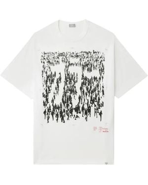 Kolor Camiseta con estampado gráfico - Blanco