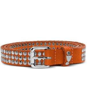 HTC Studded Belt - White