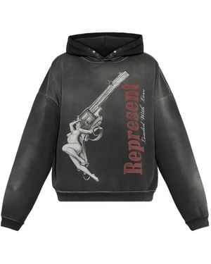 Represent Graphic Hoodie - Black