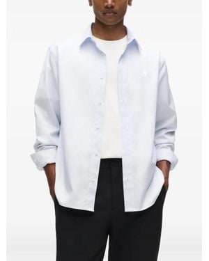 KARL LAGERFELD Kameo Classic Cotton Shirt - White