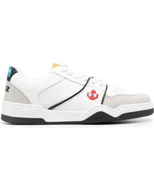 DSquared² X Pac- Panelled Low-Top Trainers - White
