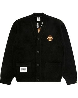 Aape By A Bathing Ape Cardigan À Poches Plaquées - Noir