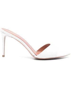 Castagna Alixia Pointed Heeled Sandals - White