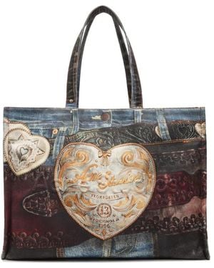 Acne Studios Printed Tote Bag - Black